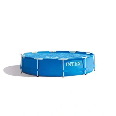 Imagen de Intex Piscina redonda azul con estructura metálica elevada Ø 305 x 76 cm