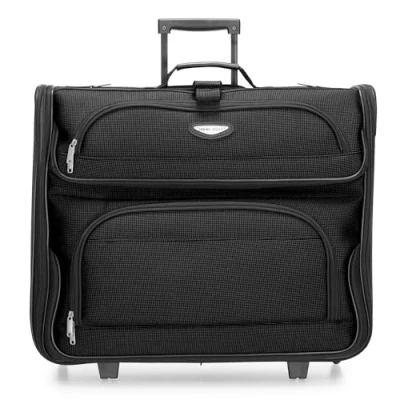 Imagen de Travel Select Amsterdam Equipaje Vertical Extensible con Ruedas, Black, Talla única, Ruedas