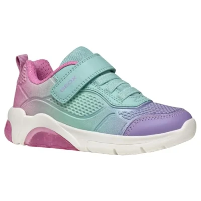 Imagen de Geox J FADINLIGHT Girl C, Zapatillas, Aqua/Lilac, 38 EU