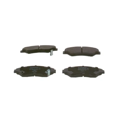 Imagen de BOSCH 0 986 424 696 Juego de pastillas freno Low Metallic con avisador acústico desgaste Chapa antichirridos KIA: Sportage I