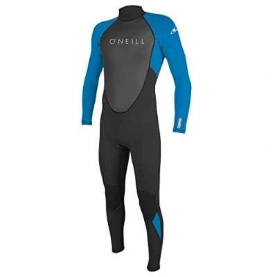 Imagen de O&#039;Neill Wetsuits Reactor II Traje de Neopreno con Cremallera Trasera (3/2 mm), Hombres, Negro/Océano, XS