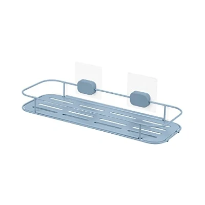 Imagen de Compactor RAN10671 Grena Azul estanteria de baño pequeña, Metal, 19 x 11 15.5 cm