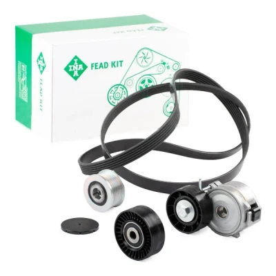 Imagen de INA 529 0518 20 Juego de correas trapeciales poli V con polea rueda libre FORD: S Max Mk1, MONDEO 4 Stufenheck, Turnier norauto, oscaro,