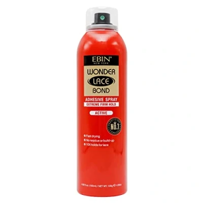 Imagen de EBIN NEW YORK Wonder Lace Bond Spray adhesivo (agarre firme extremo, 6.7 onzas/180 ml)