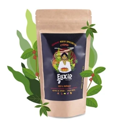 Imagen de Cafe Especialidad Elixir Café En Grano Arabica Etiopía 250g 100% Intenso 5/5