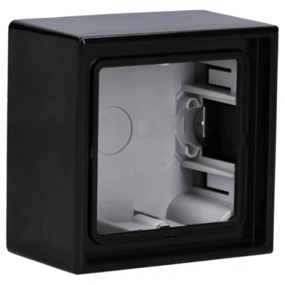 Imagen de JUNG LS581ASW Caja de Superficie, Simple, 81 x 47mm, Negro, Duroplástico, Brillante