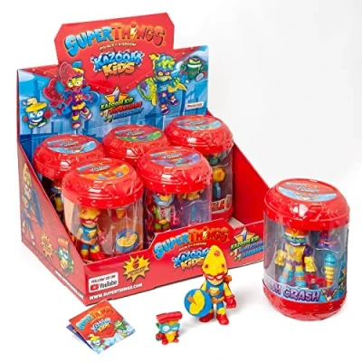 Imagen de Rivals of Kaboom PST8D066IN00 Colección Completa de Kazoom Kids, Cada Kid Viene con 1 SuperThing y Accesorio Combate