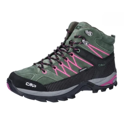 Imagen de CMP Rigel Mid Wmn Trekking Shoes WP, Zapatillas para Caminar Mujer, Festival de minerales, 38.5 EU