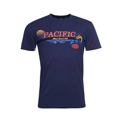 Imagen de Superdry M1010912A Camiseta, Azul Marino, S para Hombre
