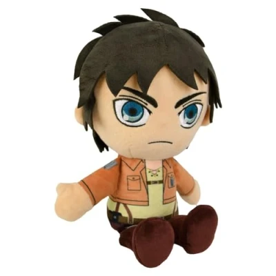 Imagen de Popbuddies Attack On Titan Eren Yeager Peluche/Peluche 29 cm Original &amp; Licencia