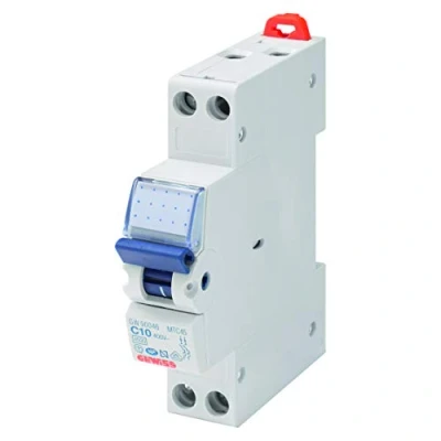 Imagen de DISYUNCTOR MAGNETOTÉRMICO MTC 45 1P+N CURVA C 2A 4500A/6kA 1 MÓDULO NEUTRO A LA IZQUIERDA