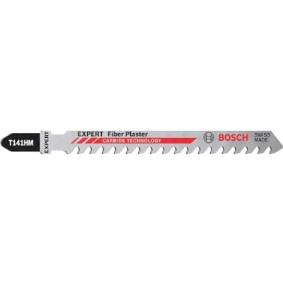 Imagen de Bosch Professional 3x Hojas de Sierra calar Expert ‘Fiber Plaster’ T 141 HM (para Tableros fibrocemento, Panel cartón yeso, Longitud 100 mm, accesorios calar)