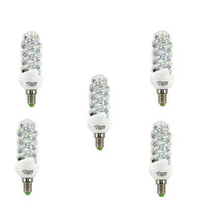 Imagen de TECNOLUXEURO Bombilla LED Mini Espiral 11W 935 lm E14 Luz Natural (4200K) (Pack5)