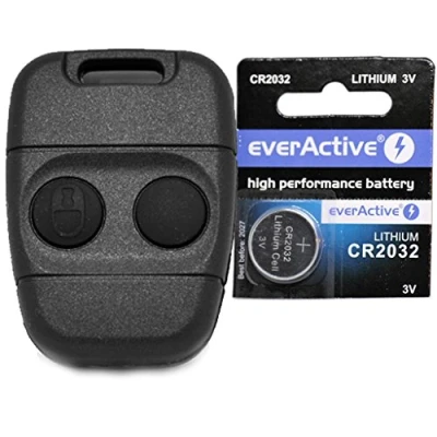 Imagen de Auto Llave Mando a distancia 1 x Carcasa 2 Botones + CR2032 Batería para Land Rover/Rover
