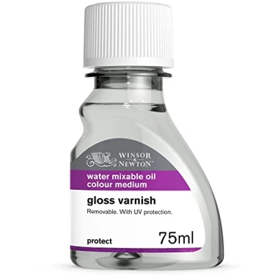 Imagen de Winsor &amp; Newton Firnis óleo, Pintura Brillante Botella de 75 ml, 75ml Flasche