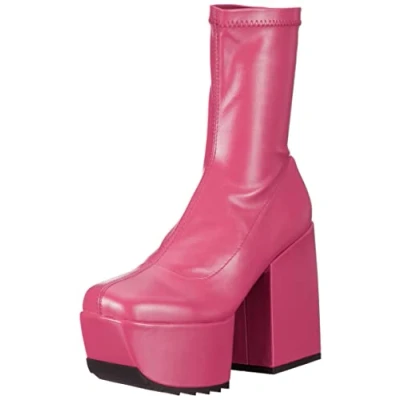 Imagen de LAMODA Pretty Please, Botas Mid Calf Mujer, Fucsia PU, 40 EU
