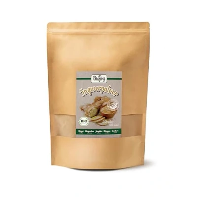 Imagen de Biojoy Jengibre en Polvo Ecológico (1 kg), Raíz de deshidratado (Zingiber officinale)