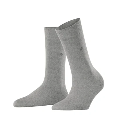 Imagen de Burlington Bloomsbury W SO lana algodón unicolor 1 par, Calcetines Mujer, Gris (Light Grey 3770) nuevo ecológico, 36 41
