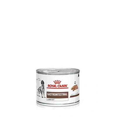 Imagen de Royal Canin Veterinary Gastrointestinal Low Fat Mousse 12 x 200 g Alimento Completo dietético para Perros Adultos Puede Ayudar a una digestión Saludable