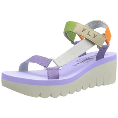 Imagen de Fly London Yefa726fly Sandalia Mujer, Viola Multicolor, 41 EU