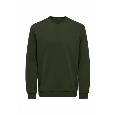 Imagen de Only &amp; Sons Normal Geschnitten Rundhalsausschnitt Sudadera, Hombre, Talla: Small, Rosin