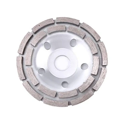 Imagen de Diamante Disco Abrasivo de 115/125/180 mm Muela Abrasiva Doble Hilera Corte Hormigón Ladrillo con Diseño Sin Vibraciones para Amoladora Angular(125mm)