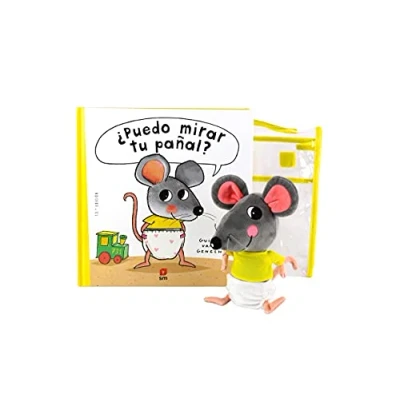 Imagen de Pack ¿Puedo mirar tu pañal? con muñeco (Ratón fisgón)