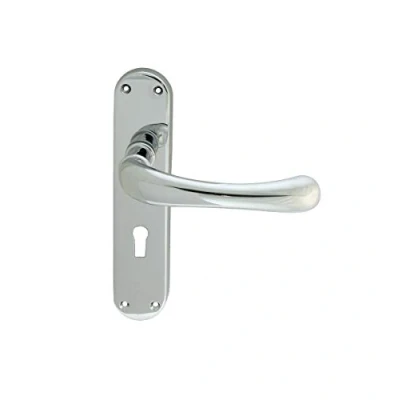 Imagen de Carlisle Brass CBL11CP Palanca IBRA EN Placa Trasera Cerradura 57MM C/C, Cromo Pulido
