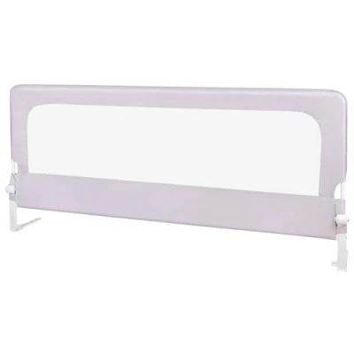Imagen de Barrera Cama bebé Seguridad Barandilla de Portátil con Bloqueo y cinturón Ajustable Compacta, Malla Transpirable 200 * 70 26cm Gris