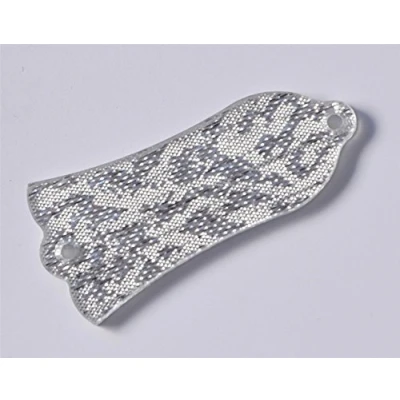 Imagen de KAISH Silver Sparkle Cubierta para barra de guitarra (plástico, 1 capa, 2 orificios, se adapta a Gibson Style Les Paul LP