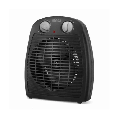 Imagen de Calefactor Ufesa CF2000, Con ventilador, 2000 W, 2 potencias de calor, Indicador luminoso, Negro