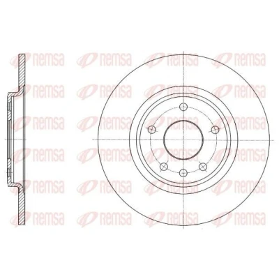 Imagen de REMSA 61559.00 Disco de freno Eje trasero 328, 328 12 5 macizo DODGE: Journey MPV, FIAT: Freemont, CHRYSLER: GRAND 5OYAGER