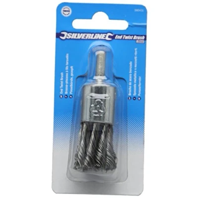 Imagen de Silverline Tools 580432 Brocha de acero trenzado (22 mm)