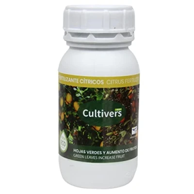Imagen de CULTIVERS Fertilizante Cítricos Ecológico 250 ml. Abono Líquido Hojas más Verdes y Aumenta del Tamaño Fruto