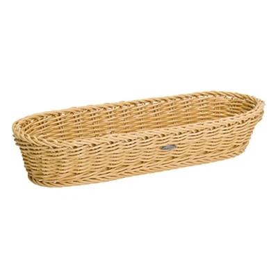 Imagen de Westmark Cesta multiusos/baguette, apta para hostelería y gastronomía, Ovalada, aprox. 40 x 16 x8 cm, fibra sintética, Saleen Edition, beige claro, 02051730101