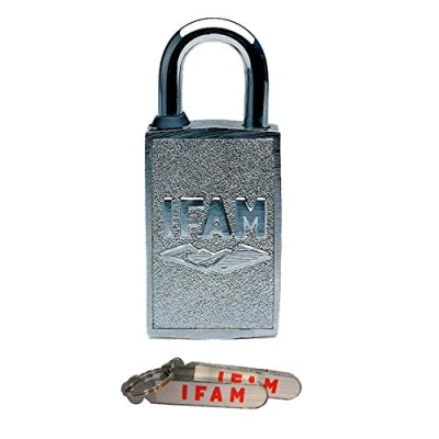 Imagen de IFAM, Candado Magnético, Modelo Mag40, Con Llave Magnética, Antivandálico, 40 mm, Máxima Seguridad, Arco Acero Endurecido y Cromado