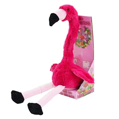 Imagen de Kögler The_Wiggles Laber Flamenco balbuceando Todo, Cuello Bailando, Felpa, Color Rosa. (76502)