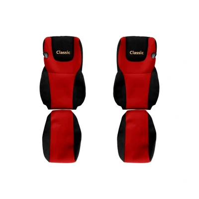 Imagen de F CORE ContiClassic PS29 RED Cubreasiento Rojo Estampado textil delante
