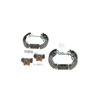 Imagen de BOSCH 0 204 114 629 Kit frenos, disco de tambor con accesorios, cilindro freno rueda CHEVROLET: Matiz