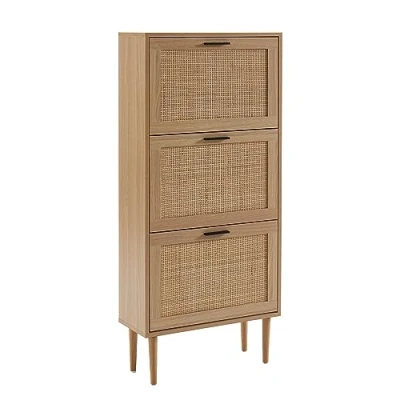 Imagen de BAÏTA Amana Zapatero, Madera de ingeniería, marrón Claro, L60cm