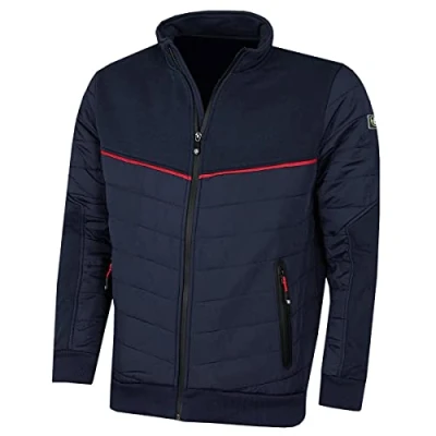 Imagen de Island Green Chaqueta de Golf híbrida Armada/Rojo XL