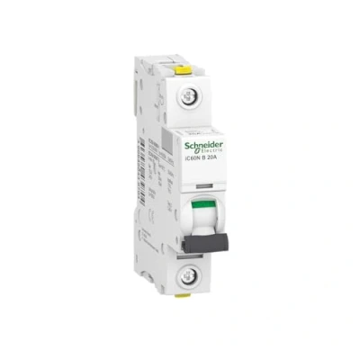 Imagen de Schneider Electric A9F03125 Disyuntor iC60N, 1P, 25A, B características, Multicolor