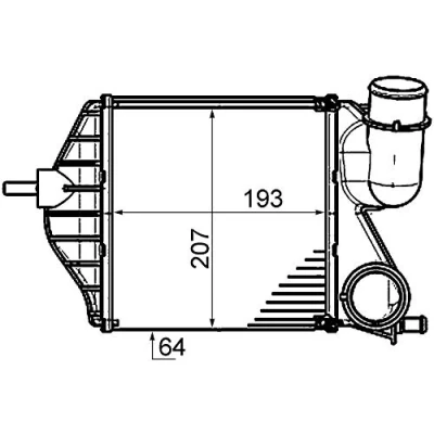 Imagen de MAHLE ORIGINAL CI 459 000P Intercooler