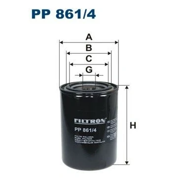 Imagen de FILTRON PP 861/4 Filtro Combustible enroscable