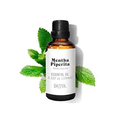 Imagen de Daffoil Aceite esencial de Menta Piperita 100ml 100% Natural, puro y ecológico, BIO, aromaterapia, humidificador