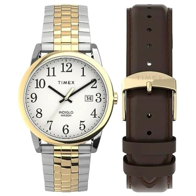 Imagen de Timex Reloj Analógico para Hombres de Cuarzo con Correa en Acero Inoxidable TWG063100JT