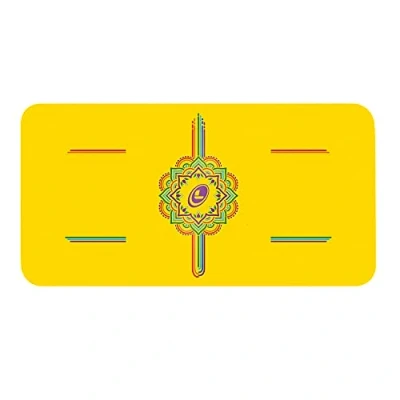 Imagen de Liforme Yoga Pad Esterilla De Antideslizante para Rodillas, Brazos y Codos con Sistema Patentado Alienación Máximo Agarre, Eco Friendly Edición entintada Arco iris amarillo
