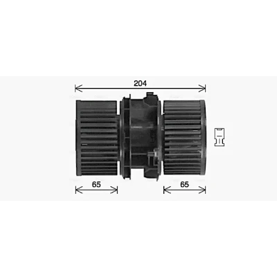 Imagen de PRASCO RT8666 Motor eléctrico, ventilador habitáculo 12