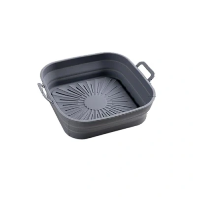 Imagen de INF Molde de Silicona Cuadrado Plegable para freidora 17,5 cm