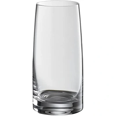 Imagen de WMF Juego de vasos agua Kineo, 4 piezas, 325 ml, cristal cristal, borde fino, forma ergónica, apto para lavavajillas